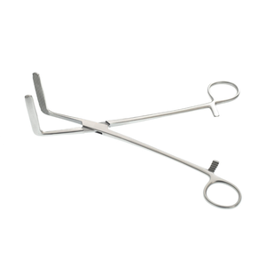 Pinza Pedicular Wertheim-Cullen de 8-1/2 Pulgadas con Mordazas en Ángulo Recto de 2 Pulgadas de Largo, Pinza Quirúrgica Ginecológica Manual para Vasos, de Acero Inoxidable - Product Image 1