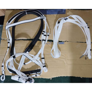 À VENDRE PVC SANGLE CHEVAL BRIDLE ET MARTINGALE AVEC RACCORDS ROUILLANTS INDE FAIT COULEUR B EN DOLLAR 12 CARTE DE CRÉDIT ACCEPTÉE - Product Image 5