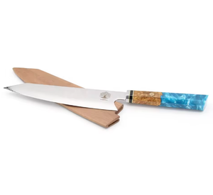Wholesale Customized Kitchen Chef <b>Knife</b> Handmade Damascus Steel Blade Ambidextrous Resin Handle Sheath Dishwasher <b>Safe</b> OEM/ODM - Product Image 2