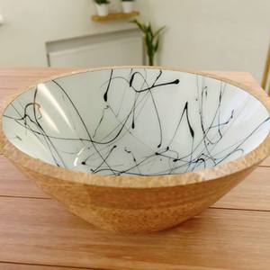 Producto Más Vendido, Vajilla de Resina Pulida Ecológica de Origen Indio, Diseño de Lujo, Apta para Lavavajillas, Arte Moderno para Fiestas - Product Image 1