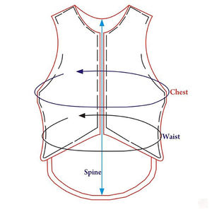 Chaleco de Seguridad para Montar a Caballo, Diseño Moderno, Cómodo, Transpirable, de Secado Rápido, Alta Calidad, Colores y Logotipo Personalizables - Product Image 6