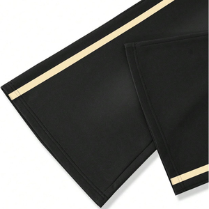 Pantalon cargo en sergé vert vif personnalisé pour homme – Vente en gros, style streetwear ample tendance, taille haute, décontracté, en tissu épais - Product Image 4