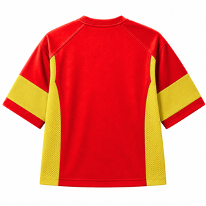 Maillot de football pour femmes NSPDK Sorority, col en V, manches courtes, panneaux en mesh, évacuation de l'humidité, maillot de performance pour équipe - Product Image 4