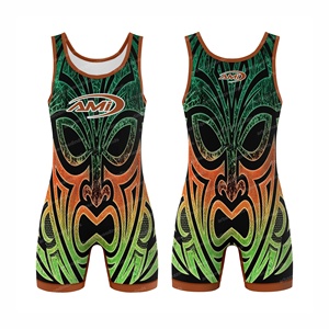 Combinaison de lutte légère et ajustée en Spandex/Polyester, personnalisable, de qualité supérieure, pour hommes et femmes, idéale pour le sport - Product Image 3