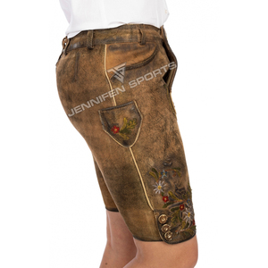 Pantalones cortos de cintura media para mujer, de piel de vaca auténtica, estilo Oktoberfest bávaro alemán, para fiesta de Halloween y festivales de cerveza - Product Image 4