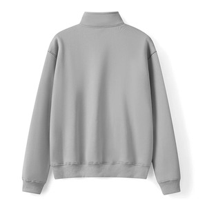 เสื้อสเวตเตอร์ผู้ชายแบบสวมหัว คอตั้ง แขนยาว ผ้าฟลีซ อุ่นสบาย เหมาะสำหรับฤดูหนาว สไตล์ลำลอง - Product Image 2