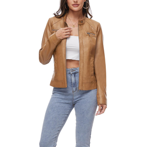 2026 Latest Design Fashion <b>Leather</b> Jacket For Women <b>Top</b> <b>High</b> Quality Winter Wear Genuine <b>Leather</b> Women Jackets - Product Image 5
