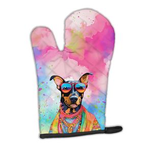 Doberman Pinscher Hippie Dawg gant de four résistant à la chaleur gant de cuisine épais pour protéger les mains pendant la cuisson des casseroles chaudes - Product Image 1