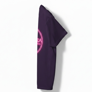 T-shirt Homme Oversize Personnalisé en Coton Lourd Streetwear Uni Épaules Tombantes Haute Qualité Vente en Gros - Product Image 4