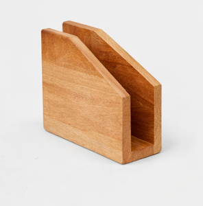High-Quality Wooden Napkin Holder <b>Rustic</b> <b>Farmhouse</b> Style Handcrafted Wood Napkin Stand For Kitchen <b>Dining</b> <b>Table</b> Restaurant Use - Product Image 2