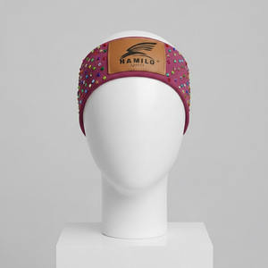 Diademas de Spa Transpirables y Modernas de Felpa Coral, Extra Gruesas y Suaves, de Secado Rápido, con Bordado, para Maquillaje - Product Image 3