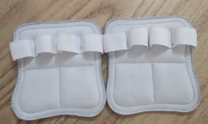 Best Quality Custom Logo Wholesale Neoprene and leather Fingerless Gym Fitness Gloves Non-Slip Stretch Unisex fingerless gloves - Product Image 6