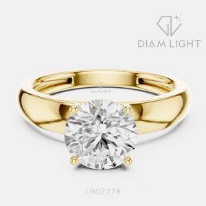 Bague solitaire en diamant de laboratoire rond certifié IGI 1,54 carat, or blanc 14 carats, couleur F+, clarté VS+, bague de fiançailles pour femme - Product Image 5
