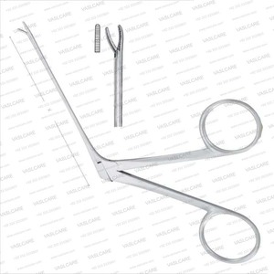 Pinzas de Oreja Weingartner con Eje de 3.3 Pulgadas – Pinzas de Cocodrilo Pediátricas de Acero Inoxidable para ORL – Instrumentos Quirúrgicos de Otología y Polipus - Product Image 3