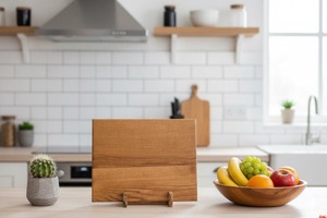 Planche à découper rectangulaire en bois écologique, grande et durable, résistante au lave-vaisselle, idéale pour les restaurants - Product Image 6