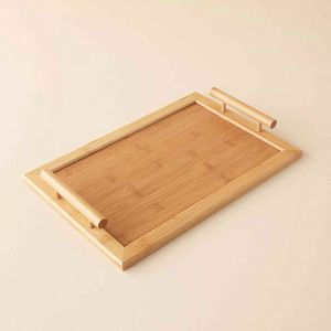 Bandeja de Madera de Diseño Popular con Asa, con Color y Tamaños Personalizados a Precios de Mayoreo - Product Image 1
