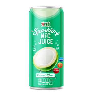 Agua de Coco VINUT 330ml x 24 Latas, Botella de Plástico, Pura y Natural - Product Image 1