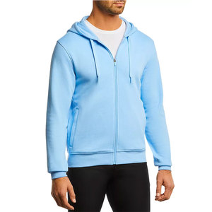 Sweat-shirt à capuche zippé pour homme personnalisé en molleton de coton premium, style athlétique et streetwear décontracté, OEM ODM, fournisseur d'usine sous marque privée - Product Image 6