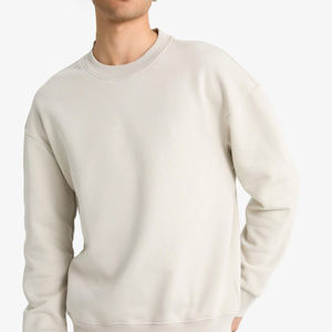 Sweat-shirt en molleton de coton premium pour homme, doux, chaud, confortable, col rond, coupe classique, respirant, imperméable, mode hiver - Product Image 3