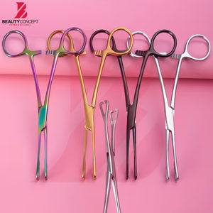 Pinzas de Alta Calidad para Perforaciones Corporales en Oreja, Nariz y Labio, Duraderas, Resistentes, Personalizadas, Reutilizables, Herramientas Quirúrgicas para Perforaciones - Product Image 2