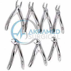 Ensemble de 7 forceps d'extraction dentaire de qualité supérieure en acier inoxydable pour enfants, kit d'instruments chirurgicaux pour l'extraction dentaire pédiatrique - Product Image 5
