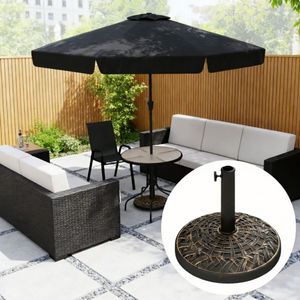 Base per Ombrellone da Giardino in Acciaio Inossidabile per Patio, Ristorante, Hotel con Struttura in Acciaio - Product Image 4