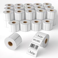Rouleaux d'étiquettes d'expédition thermiques en PVC Picknpack 4x6 pouces, 40 rouleaux/paquet, 400 étiquettes/rouleau, autocollantes, pour codes-barres et achats