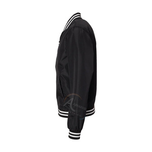 Chaqueta Bomber Ligera Personalizada de Tela de Poliéster con Cierre de Cremallera, Chaqueta Impermeable de Alta Calidad al por Mayor - Product Image 3
