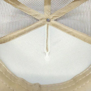 Casquette de baseball respirante en toile, couleur unie, pour l'extérieur, vente en gros, mode estivale, logo personnalisé, casquettes de baseball en polyester et coton - Product Image 5