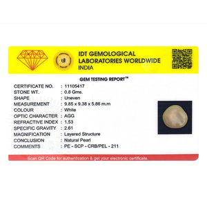 Handcrafted 4 Carat Keshi Pearl Loose Gemstone for Fine Jewelry - Product Image 4