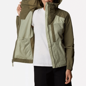 Chaqueta Cortavientos Ligera con Capucha para Mujer, Impermeable, para Senderismo al Aire Libre, con Bloques de Color, Transpirable, Estilo Urbano Deportivo - Product Image 5