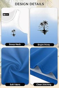 Men's Cotton Tank Top Sleeveless Gym Vest Breathable Summer Fitness Shirt Plain Solid Color Athletic Men's Singlet - Product Image 5