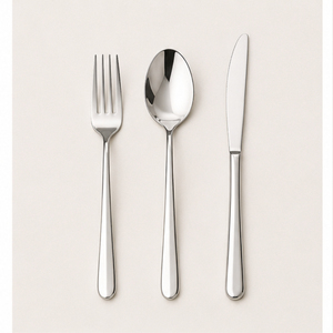 Customizable High Quality Stainless Steel Cutlery Set Modern Mirror Polished <b>Flatware</b> for Hotel and Restaurant Use Silverware - Product Image 3