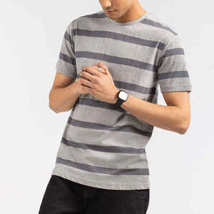 <b>Black</b> Custom <b>Men's</b> T-<b>Shirts</b> Short Sleeve O-Neck Cotton Worsted Fabric <b>Silk</b> Screen Printed Front Logo Formal Style Loose Fit - Product Image 5