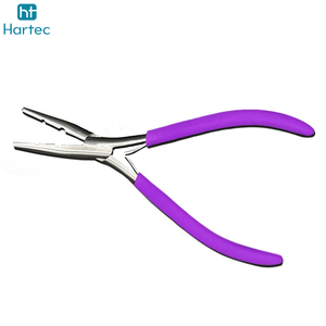 Top Product Professional Stainless Steel Hair Extension Pliers for Installation & Removal Reusable Beauty Salon Equipment - Product Image 4