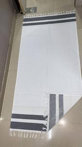 Yarn Dyed Fouta <b>Beach</b> <b>Towel</b> Pareo Manufacturer Front side Polyester Cotton Scarf Back Side <b>Towel</b> 2-in-1 - Product Image 4