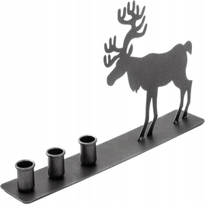 Living Room Decoration Candle <b>Holder</b> Table Decoration <b>Black</b> Iron Mose Christmas Tea Light <b>Holder</b> Candle <b>Holder</b> - Product Image 2