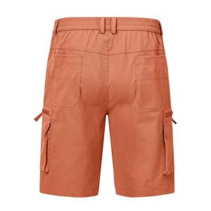 <b>Men's</b> Casual Eco-Friendly Oxford Fabric <b>Cargo</b> <b>Shorts</b> 100% Polyester Mid Waist Anti-Wrinkle Quick Dry Breathable Vintage - Product Image 2