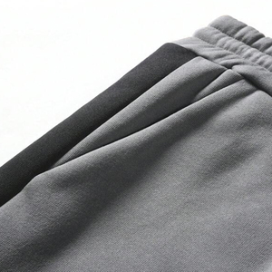 Ensemble de survêtement athlétique grande taille pour homme – Veste à capuche zippée intégrale et pantalon de survêtement respirant à séchage rapide 100 % polyester avec boucle éponge élastique - Product Image 5