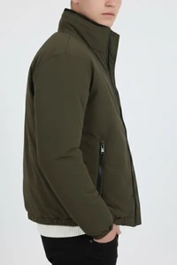 Chaqueta Acolchada de Alta Calidad para Hombre, Precio Bajo, Talla Grande, Abrigo de Invierno con Cuello Alto y Cierre de Cremallera Frontal - Product Image 2
