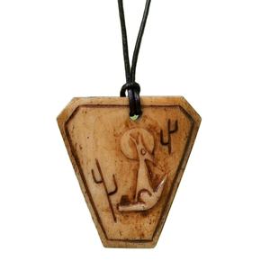 DIFFRANT INCROYABLE collier imitation ivoire PANDANE pendentif dents de dragon cool tour de cou bijoux rétro style tribal collier en os - Product Image 1