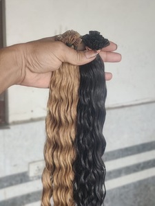 Hairroot India HRI-Balyage Piano Highlighted Brown Blonde Color Double Drawn Remy Cuticle Aligned Machine Double Weft 100g - Product Image 4