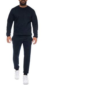 <b>Men's</b> High Quality 100% Cotton Two-Piece Joggers Customizable Private Labelled Tracksuit Sweat Suit Hooded <b>Top</b> Winter <b>Fleece</b> 6XL - Product Image 2