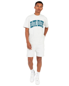 Conjunto de Pantalones Cortos y Camiseta con Logotipo Personalizado del Fabricante, Conjunto Deportivo de Dos Piezas, 100% Algodón, Conjunto de Pantalones Cortos de 2 Piezas para Hombre - Product Image 4