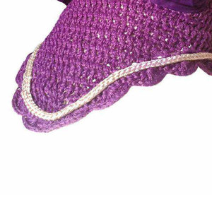 OEM Service Horse Ear <b>Bonnet</b> Elegant Knitted Pattern Comfortable Horse Ear <b>Bonnet</b> For Equestrian Use - Product Image 3