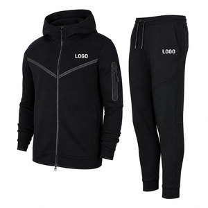 Conjunto Deportivo de Felpa Técnica para Hombre, Sudadera con Capucha y Pantalones Ajustados para Fútbol, Conjunto Deportivo de Felpa Técnica Personalizado para Hombre - Product Image 2