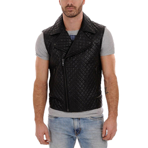 Gilet de moto en cuir sur mesure pour homme, style gilet de groupe SOA Biker, coupe décontractée, haute qualité, produit très vendu - Product Image 2