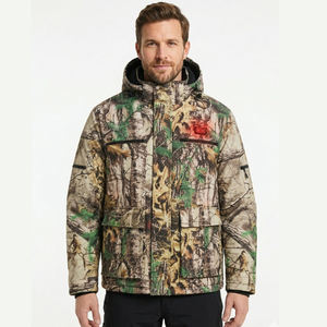 Custom Washable <b>Smart</b> Heated Camo <b>Jacket</b> with USB-C Compatible for 3-Level Thermal Control for Cold Weather Hunts - Product Image 1