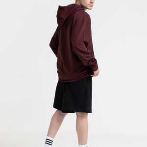 Custom <b>Men</b>’s <b>Burgundy</b> Oversized Blank Pullover Hoodie with Drop Shoulder Minimalist Streetwear <b>Sweatshirt</b> - Product Image 5