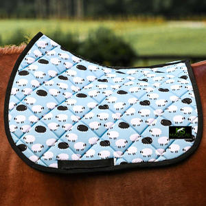 Tapis de selle pour chevaux de haute qualité, sublimation, excellente qualité, prix de gros, confort pour l'équitation, utilisation polyvalente. - Product Image 2
